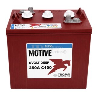 Bater�a TROJAN T-105 | 6 Voltios 225A borne tipo coche AP